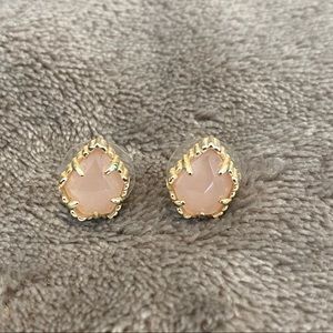 Light pink Kendra Scott studs